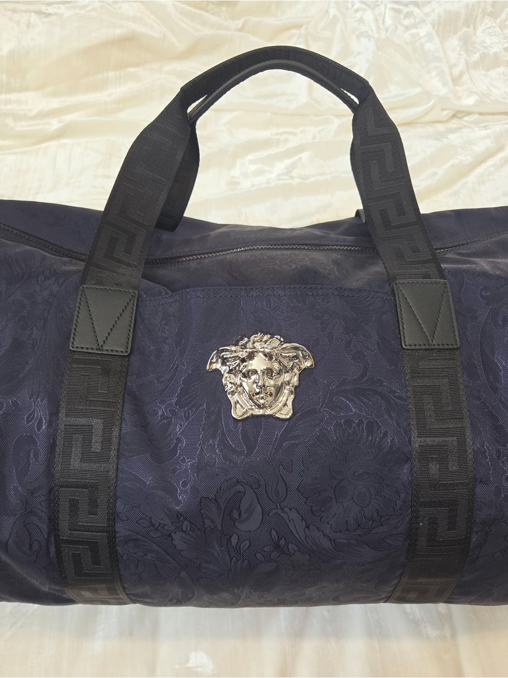 Versace Baroque Jacquard Weekender Bag